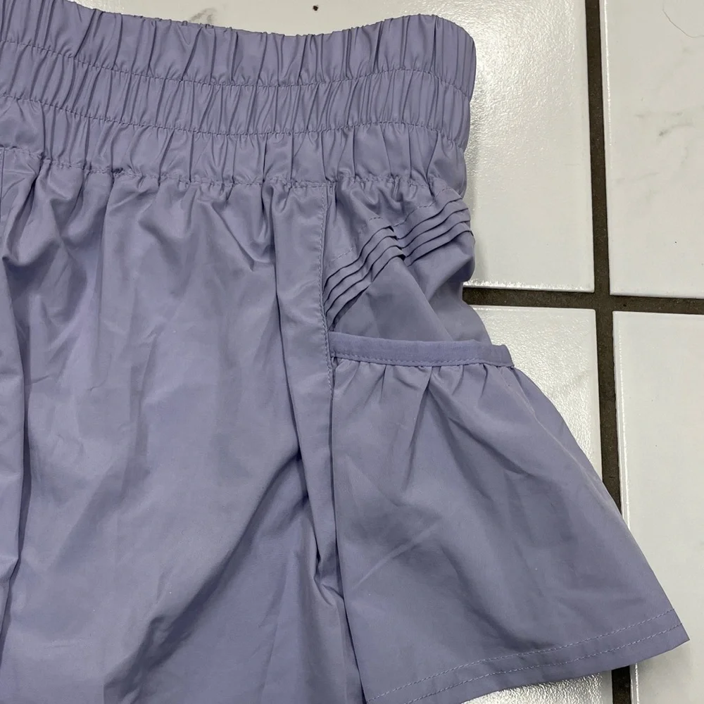 FP Movement by Free People Get Your Flirt On Purple Athletic Shorts Size Medium - Picture 14 of 17